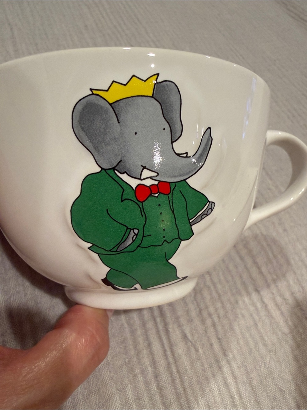 BABAR MUG Laurent de Brunoff Nelvana Ross Vintage